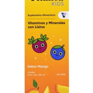 VITAMINAS Y MINERALES CON LISINA 250 ML VITALICA KIDS