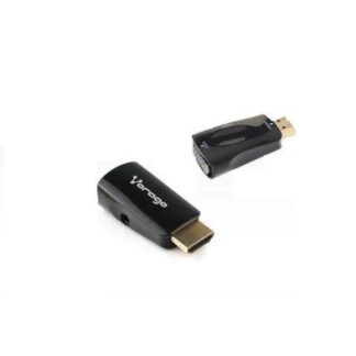 VORAGO ADAPTADOR HDMI - VGA + 3.5MM NEGRO