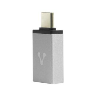 VORAGO ADAPTADOR USB-C MACHO - USB 3.0 HEMBRA GRIS
