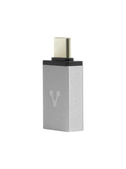 VORAGO ADAPTADOR USB-C MACHO - USB 3.0 HEMBRA GRIS