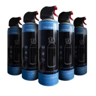 VORAGO AIRE COMPRIMIDO PARA REMOVER POLVO CLN-300 660ML 5 PIEZAS