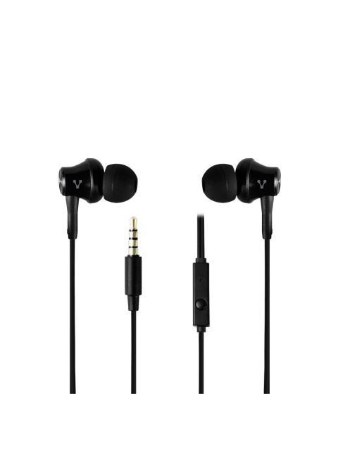 VORAGO AUDIFONOS CON MICROFONO EP-104 ALAMBRICO 3.5MM 1.2 METROS NEGRO