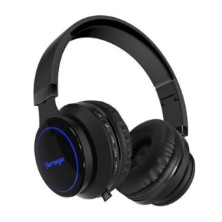 VORAGO AUDIFONOS CON MICROFONO HPB-201-LED BLUETOOTH INALAMBRICO NEGRO