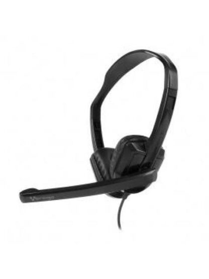 VORAGO AUDIFONOS CON MICROFONO HS-400 ALAMBRICO 1.8 METROS USB-A NEGRO - Image 3