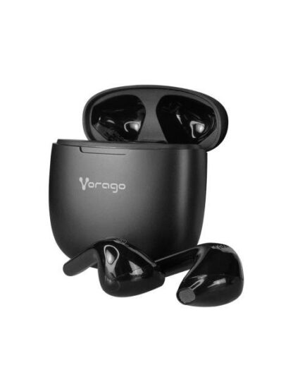 VORAGO AUDIFONOS INTRAURICULARES CON MICROFONO ESB-305 INALAMBRICO BLUETOOTH USB-C NEGRO - Image 2