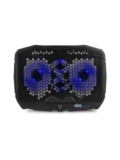 VORAGO BASE ENFRIADORA CP-301 PARA LAPTOP 17 4 VENTILADORES NEGRO