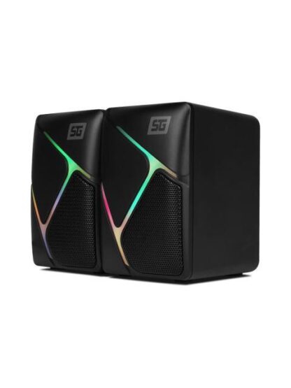 VORAGO BOCINA PORTATIL SPK-108 ALAMBRICO 2.0 CANALES 6W RMS NEGRO - Image 2