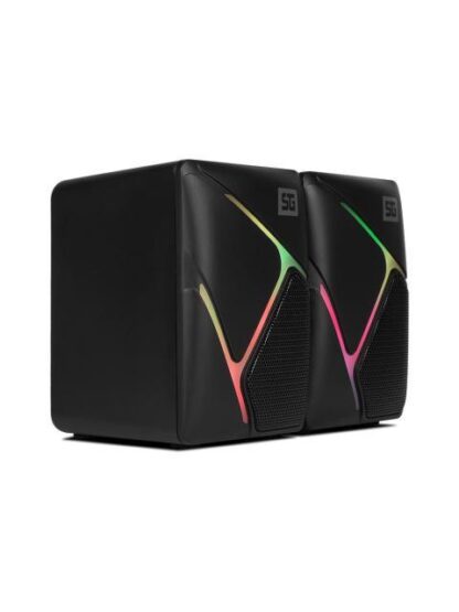 VORAGO BOCINA PORTATIL SPK-108 ALAMBRICO 2.0 CANALES 6W RMS NEGRO - Image 3