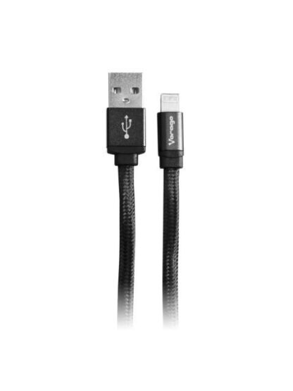 VORAGO CABLE DE CARGA LIGHTNING MACHO - USB 2.0 A MACHO 1 METRO NEGRO PARA IPHONE-IPAD-IPOD