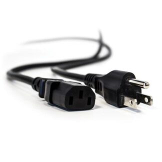 VORAGO CABLE DE PODER CAB-122 1.5 METROS NEGRO