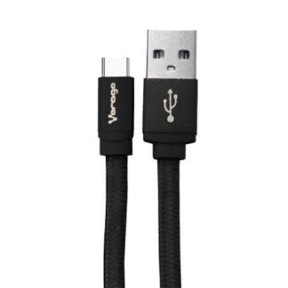 VORAGO CABLE USB MACHO - USB-C MACHO 2 METROS NEGRO