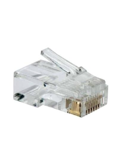 VORAGO CONECTOR RJ-45 TRANSPARENTE 100 PIEZAS