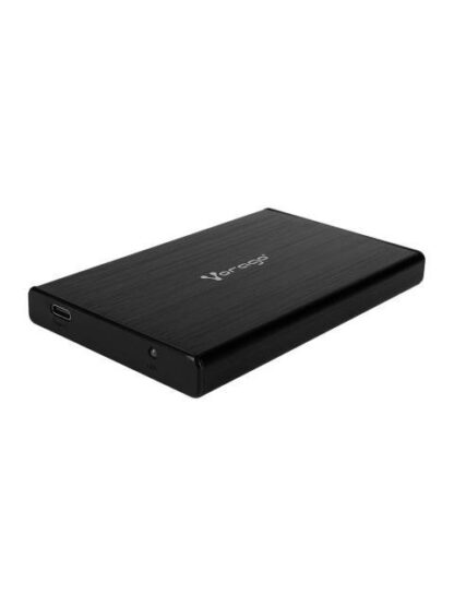 VORAGO GABINETE DE DISCO DURO HDD-202 2.5 SATA USB-C 3.1 NEGRO