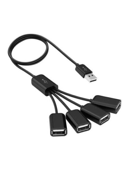VORAGO HUB HU-101 USB 2.0 4 PUERTOS NEGRO