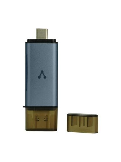 VORAGO LECTOR DE MEMORIA CR-350 SD-MICROSD USB-A-USB-C GRIS - Image 4