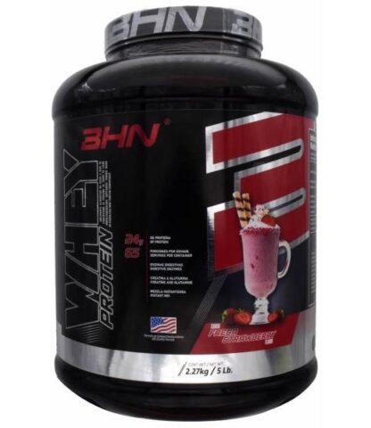 WHEY PROTEIN FRESA 5 LB BHN