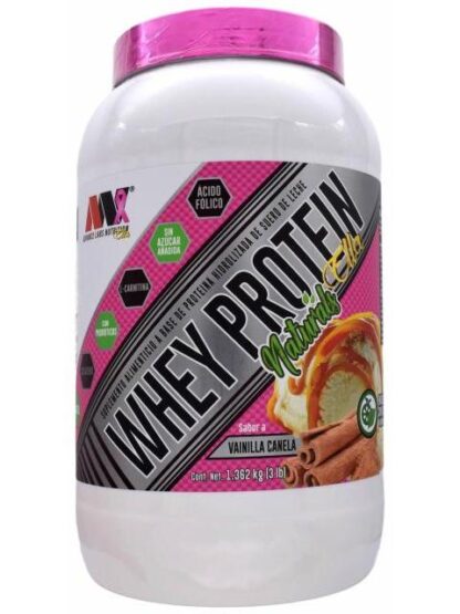 WHEY PROTEIN NATURALS ELLA VAINILLA CANELA 1.362 KG ADVANCE NUTRI