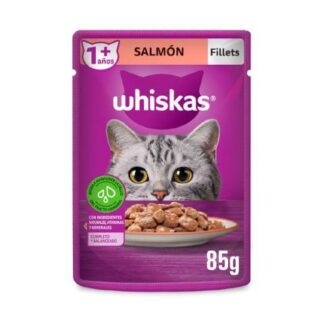 WHISKAS FILLETS SALMON SOBRE DE 85 GR