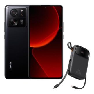 XIAOMI 13T DUAL 256GB 8RAM BLACK + BASEUS BATERIA PORTATIL CON DOS CABLES 22.5W 10000MAH BLACK