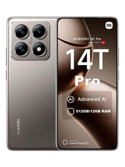 XIAOMI 14T PRO DUAL SIM 512 GB TITAN GRAY 12 GB RAM