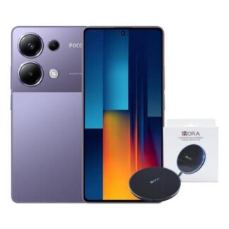 XIAOMI POCO M6 PRO DUAL 512GB 12RAM PURPLE + WIRELESS CHARGER 1HORA GAR151