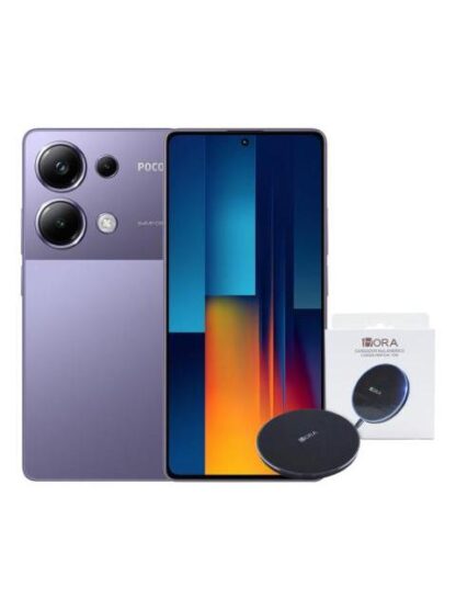 XIAOMI POCO M6 PRO DUAL 512GB 12RAM PURPLE + WIRELESS CHARGER 1HORA GAR151