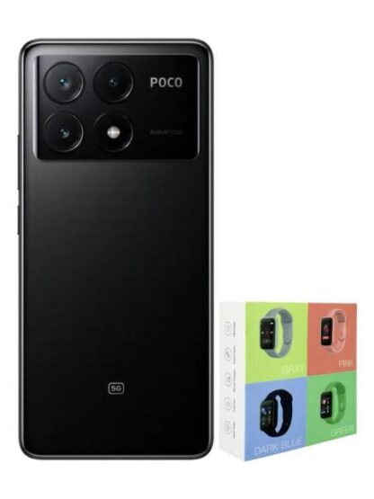 XIAOMI POCO X6 PRO 4G DUAL 512GB 12RAM BLACK + WATCH SMART MACARON - Image 2