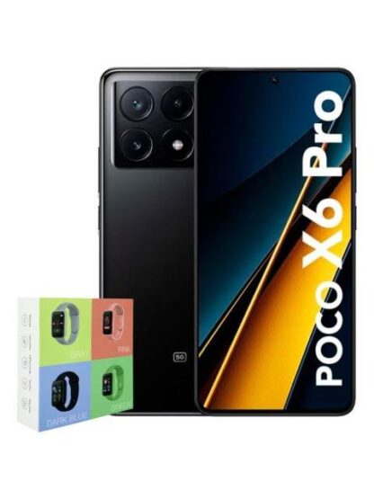 XIAOMI POCO X6 PRO 4G DUAL 512GB 12RAM BLACK + WATCH SMART MACARON - Image 3