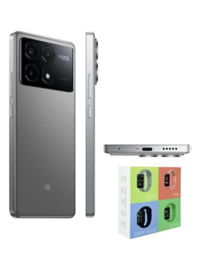 XIAOMI POCO X6 PRO 5G DUAL 512GB 12RAM GRAY + WATCH SMART MACARON - Image 2