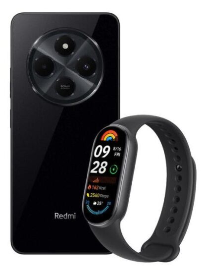 XIAOMI REDMI 14C 4GB 128GB NEGRO + SMART BAND 9 NEGRO