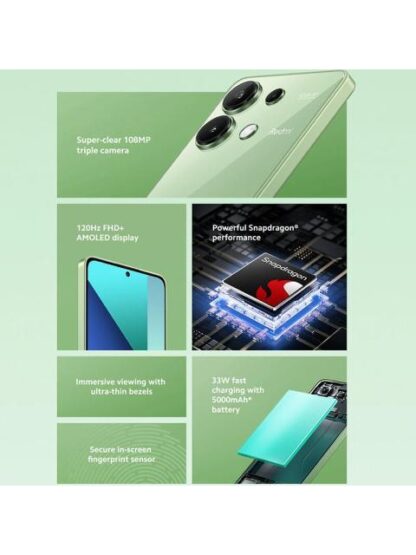 XIAOMI REDMI NOTE 13 4G DUAL SIM 128 GB VERDE 6 GB RAM - Image 2