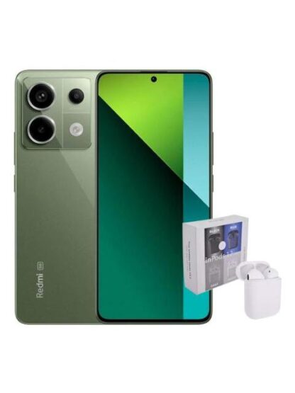 XIAOMI REDMI NOTE 13 PRO 5G DUAL 512GB 12RAM GREEN + AIR PODS GENERICOS