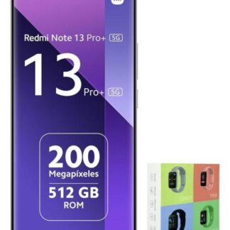 XIAOMI REDMI NOTE 13 PRO PLUS 5G DUAL 512GB 12RAM PURPURA + WATCH SMART MACARON