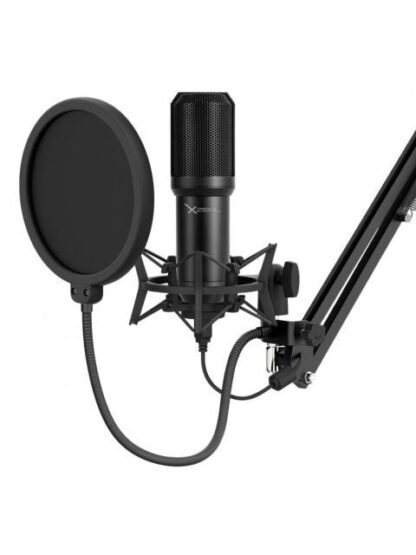 XZEAL KIT MICROFONO XZ-260 ALAMBRICO USB NEGRO - INCLUYE SOPORTE DE BRAZO Y FILTRO ANTI-POP - Image 2
