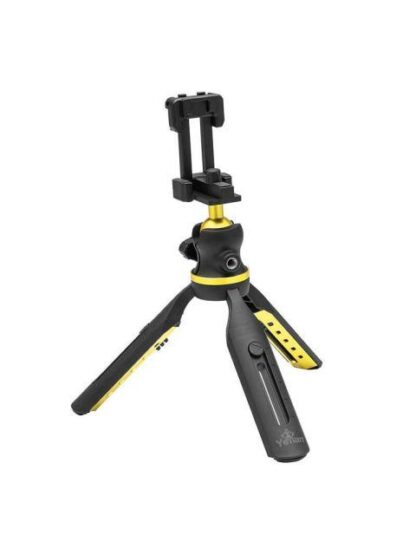 YEYIAN TRIPODE PORTATIL GLITNIR MASTER AJUSTABLES 5 NIVS COMP DIFERENTES DISPOSITIVOS INC MONTURA PARA SMATPHONES PLASTUICO ABS YSSSWFL01BL - Image 2