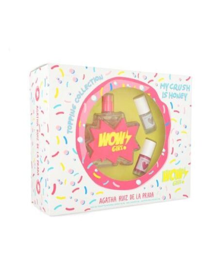 Z4 SET AGATHA WOW GIRL 3PZS 80ML EDT ESMALTE  BRILLO UñAS - Image 3