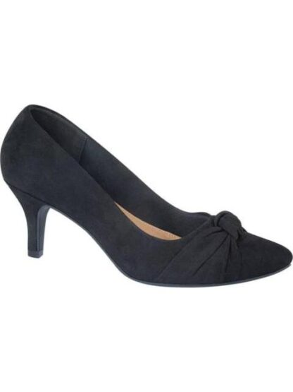 ZAPATILLA ANTE CON MOÑO NEGRO YAELI - Image 2