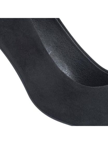 ZAPATILLA ANTE TACON BAJO NEGRO YAELI - Image 6