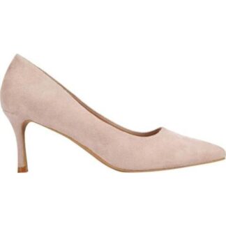 ZAPATILLA ANTE TACON BAJO ROSA YAELI