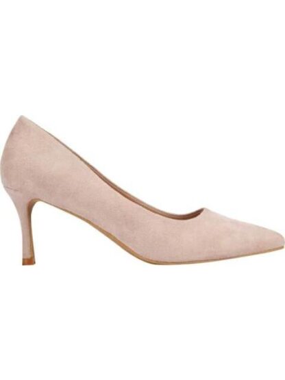 ZAPATILLA ANTE TACON BAJO ROSA YAELI