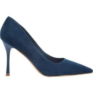ZAPATILLA ANTE TACON MEDIO AZUL YAELI