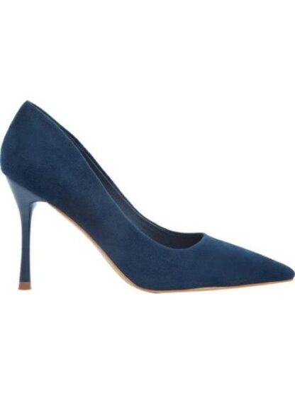 ZAPATILLA ANTE TACON MEDIO AZUL YAELI