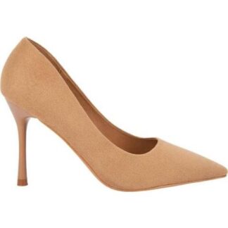 ZAPATILLA ANTE TACON MEDIO CAMEL YAELI
