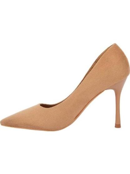 ZAPATILLA ANTE TACON MEDIO CAMEL YAELI - Image 5