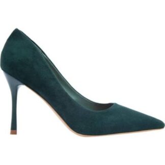 ZAPATILLA ANTE TACON MEDIO VERDE YAELI