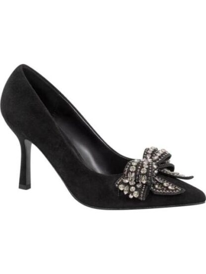 ZAPATILLA CON MOÑO TACON ALTO NEGRO THALIA SODI - Image 2