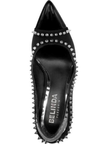 ZAPATILLA CON ESTOPEROLES TACON ALTO NEGRO BELINDA PEREGRIN - Image 3