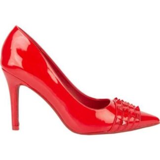 ZAPATILLA CON ESTOPEROLES TACON ALTO ROJO BELINDA PEREGRIN