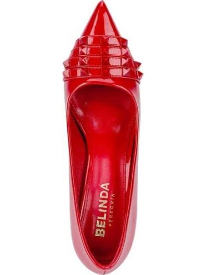 ZAPATILLA CON ESTOPEROLES TACON ALTO ROJO BELINDA PEREGRIN - Image 3