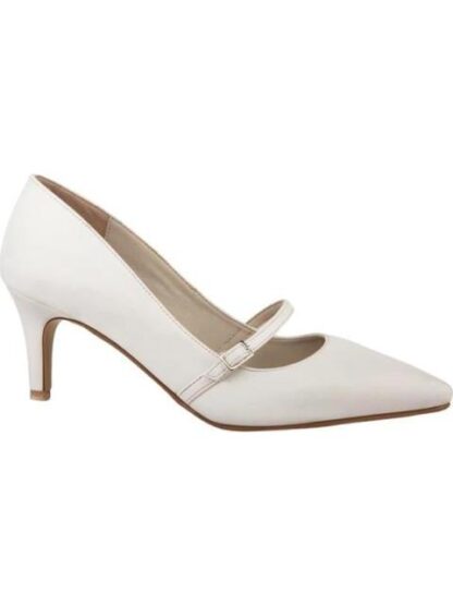 ZAPATILLA CON HEBILLA TACON BAJO BEIGE/HUESO YAELI FASHION
